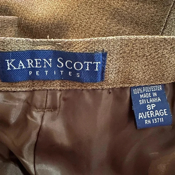 Karen Scott pantsuits(2piece)petite size 8P - Picture 16 of 16